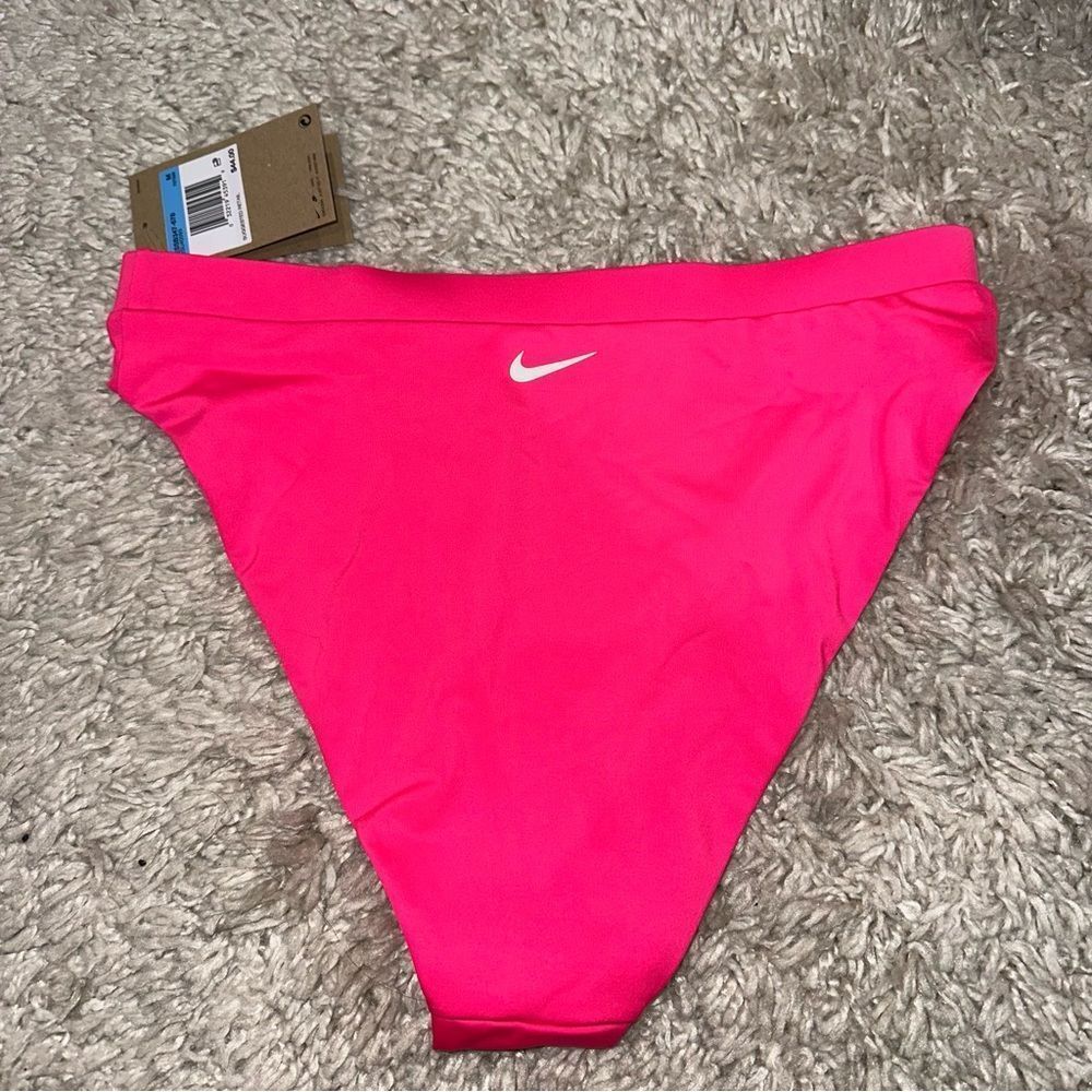 NWT Nike High-Waist Cheeky Swim Bottoms - Pink - women’s medium